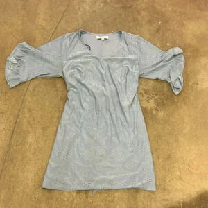 Emma and michele lined  rufle dress eyelet